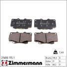 Zimmermann Bremsbelagsatz, Scheibenbremse 21680.175.1