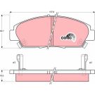 TRW Bremsbelagsatz, Scheibenbremse COTEC GDB1061