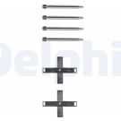 Delphi Zubehörsatz, Scheibenbremsbelag LX0268