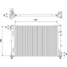 Kühler, Motorkühlung 701699