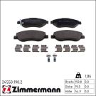 Zimmermann Bremsbelagsatz, Scheibenbremse 24550.190.2