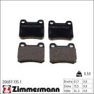 Zimmermann Bremsbelagsatz, Scheibenbremse 20687.135.1