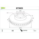Bremsscheibe 673023
