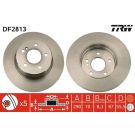 2 x TRW Bremsscheibe DF2813
