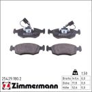 Zimmermann Bremsbelagsatz, Scheibenbremse 25429.180.2