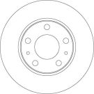 TRW Bremsscheibe DF6287