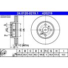 Bremsscheibe 24.0120-0219.1