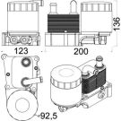Ölkühler, Motoröl CLC 191 000S Ölkühler, Motoröl CLC 191 000S