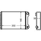 Mahle Wärmetauscher, Innenraumheizung BEHR AH 59 000S Mahle Wärmetauscher, Innenraumheizung BEHR AH 59 000S