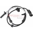 Metzger 2 x METZGER Sensor, Raddrehzahl 09001454