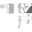 Verdampfer, Klimaanlage AE 66 000P Verdampfer, Klimaanlage AE 66 000P