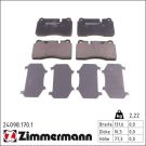 Zimmermann Bremsbelagsatz, Scheibenbremse 24098.170.1