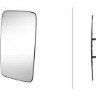 Hella 2 x HELLA Spiegelglas, Außenspiegel 9MX 563 716-022