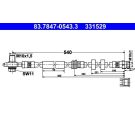 Bremsschlauch 83.7847-0543.3