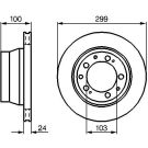 BOSCH Bremsscheibe 0 986 478 419