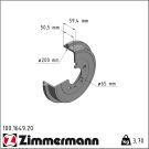 Zimmermann Bremstrommel Coat Z 100.1649.20