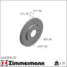 Bremsscheibe 440.2034.52