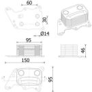 Mahle Ölkühler, Motoröl BEHR CLC 278 000S
