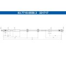 ATE Bremsschlauch 83.7715-0550.3