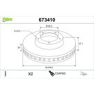 Bremsscheibe 673410 Bremsscheibe 673410