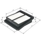 BOSCH F 026 400 054 Luftfilter