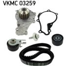SKF Wasserpumpe + Zahnriemensatz VKMC 03259