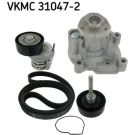 SKF Wasserpumpe + Keilrippenriemensatz VKMC 31047-2 SKF Wasserpumpe + Keilrippenriemensatz VKMC 31047-2