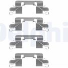 Delphi Zubehörsatz, Scheibenbremsbelag LX0528