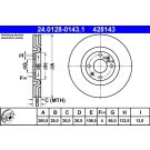 Bremsscheibe 24.0128-0143.1