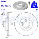 Bremsscheibe BG3833C Bremsscheibe BG3833C
