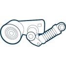 OE Germany Riemenspanner, Keilrippenriemen 02 2050 286600