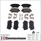 Zimmermann Bremsbelagsatz, Scheibenbremse 24348.160.2