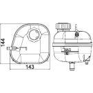 Ausgleichsbehälter, Kühlmittel CRT 85 001S Ausgleichsbehälter, Kühlmittel CRT 85 001S