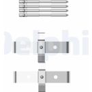 Delphi Zubehörsatz, Scheibenbremsbelag LX0469