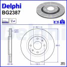 Bremsscheibe BG2387