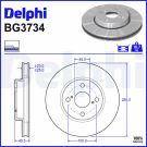 Bremsscheibe BG3734 Bremsscheibe BG3734