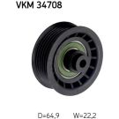 SKF Umlenk-/Führungsrolle, Keilrippenriemen VKM 34708