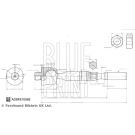 Blue Print Axialgelenk, Spurstange ADBP870088