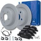 ATE 24.0110-0396.1 Bremsscheibe Ø259mm + 13.0460-2797.2 Bremsbeläge + Warnkontakt Hinten für MINI F56 F55 F57