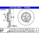 Bremsscheibe 24.0122-0206.1