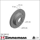 Bremsscheibe 150.1283.52 Bremsscheibe 150.1283.52