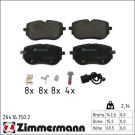 Zimmermann Bremsbelagsatz, Scheibenbremse 26416.150.2