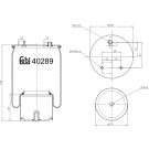 FEBI BILSTEIN 40289 Federbalg, Luftfederung