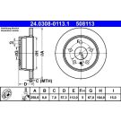 Bremsscheibe 24.0308-0113.1