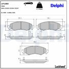 Delphi Bremsbelagsatz, Scheibenbremse LP1500