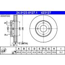Bremsscheibe 24.0123-0127.1