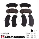 Zimmermann Bremsbelagsatz, Scheibenbremse 23488.155.1