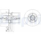 Delphi Bremsscheibe BG2714