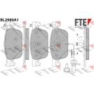 FTE Bremsbelagsatz, Scheibenbremse 9011226