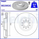 Delphi Bremsscheibe BG3953C Delphi Bremsscheibe BG3953C